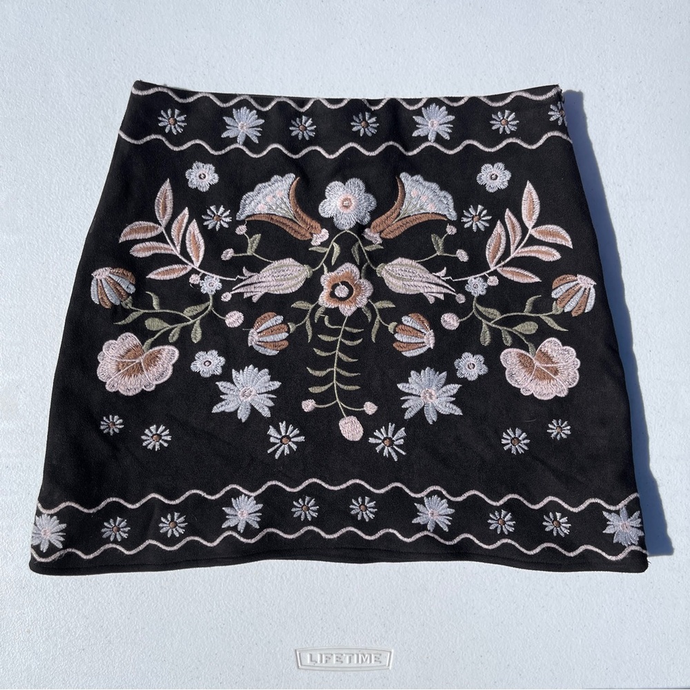 Altar’d State embroidery mini skirt